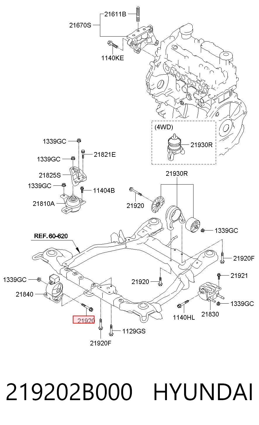 219202B000 Hyundai/Kia 