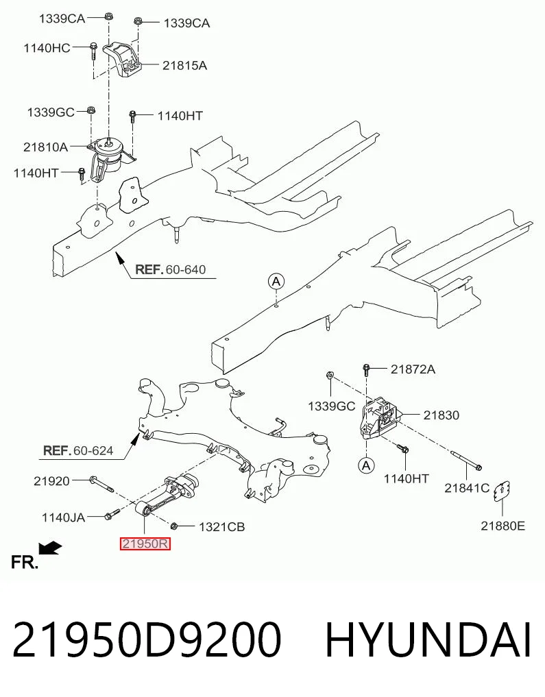 Купити Подушка двигуна передня Hyundai Tucson III TL
