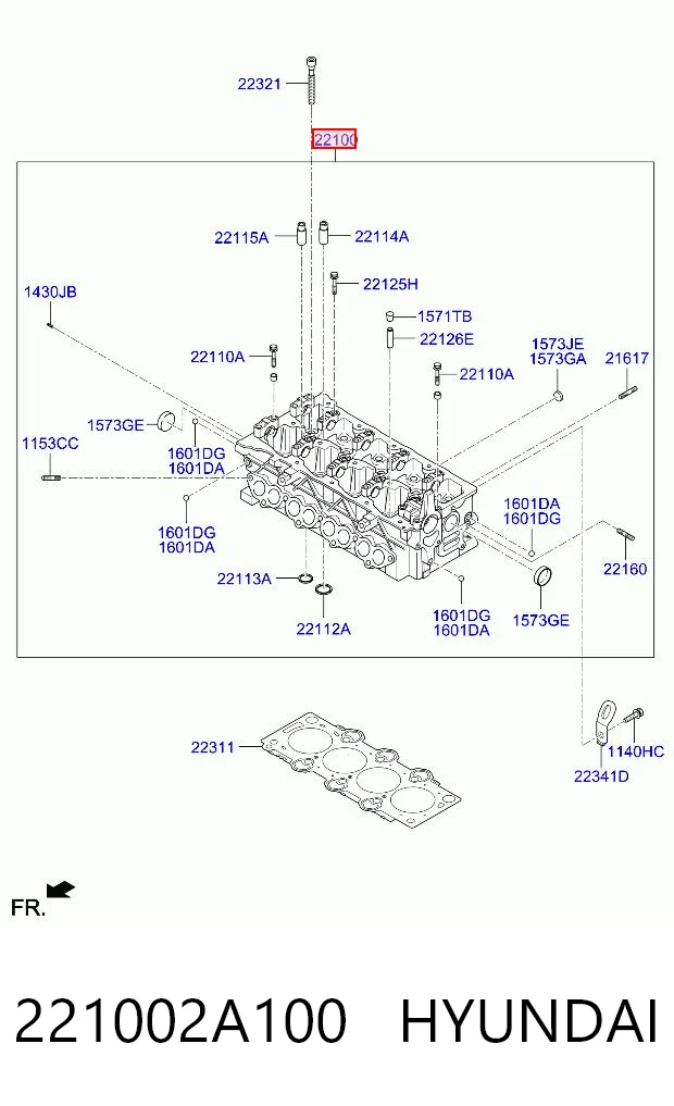 CHM350B CHM Головка циліндрів