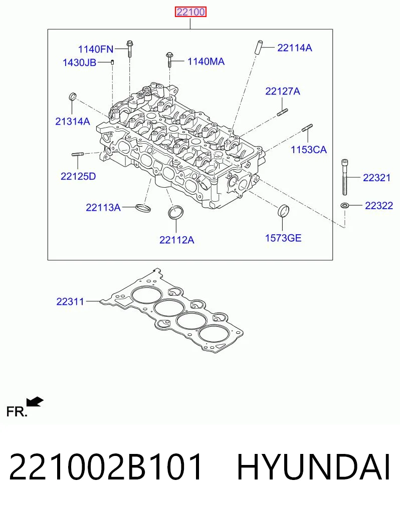 ГБЦ MGA60164 MGA
