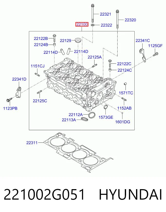 Купити ГБЦ Hyundai Sonata VI YF