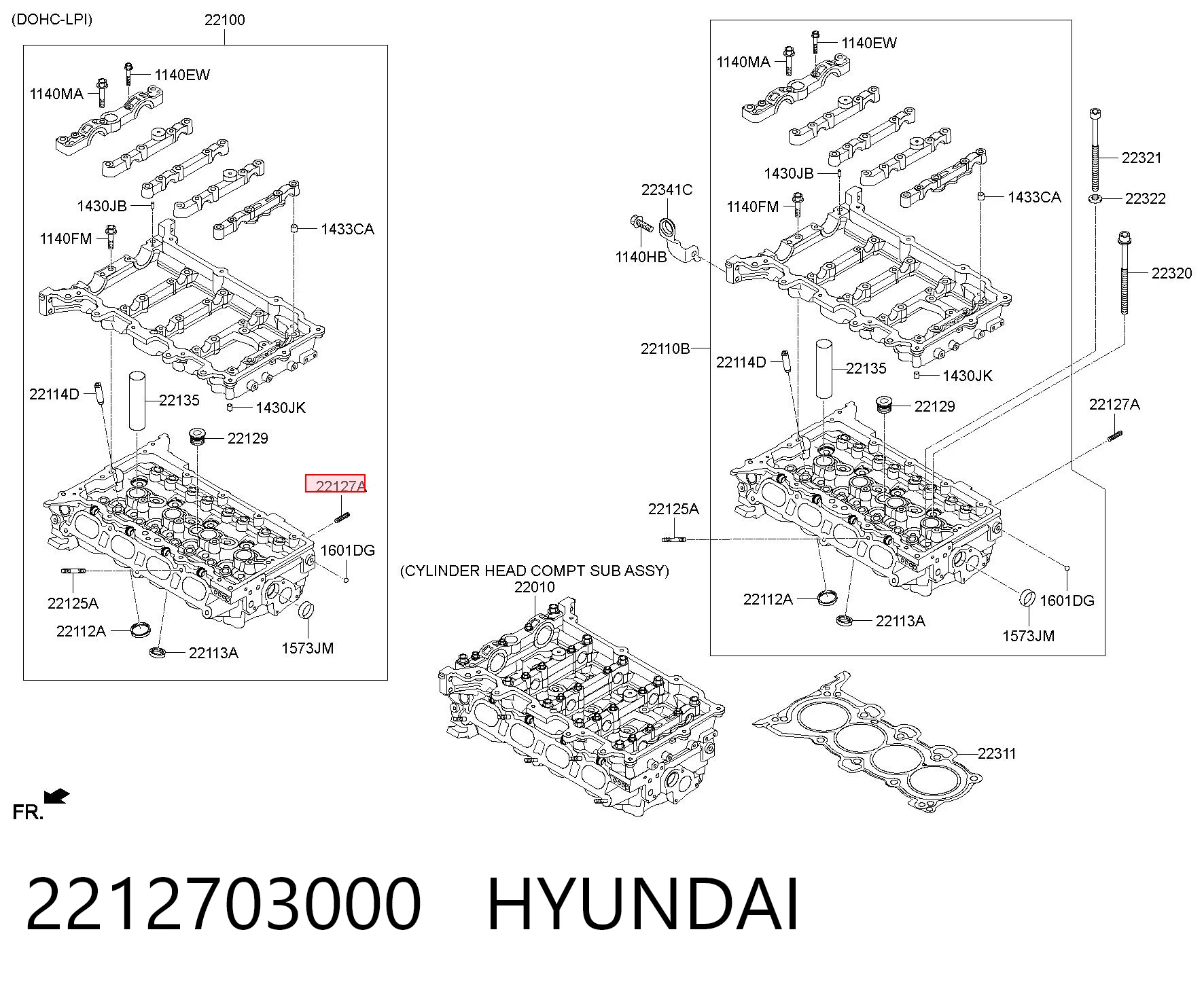 2212703000 Hyundai/Kia 