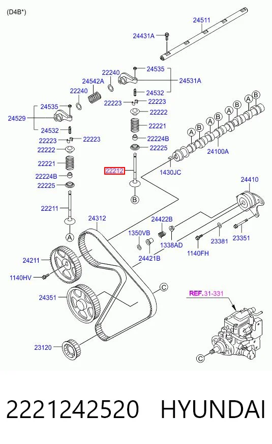 Вихлопний клапан KAP KM0100159CHN ціна, від 5.94 USD