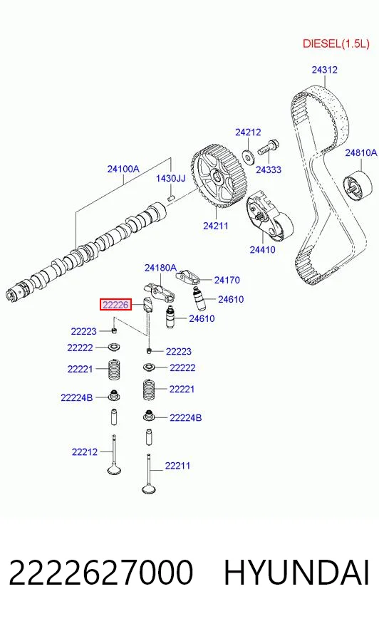 Рокер клапана Hyundai Santa Fe I позашляховик (SM) (2000 - 2006) ціна, від 14.83 USD