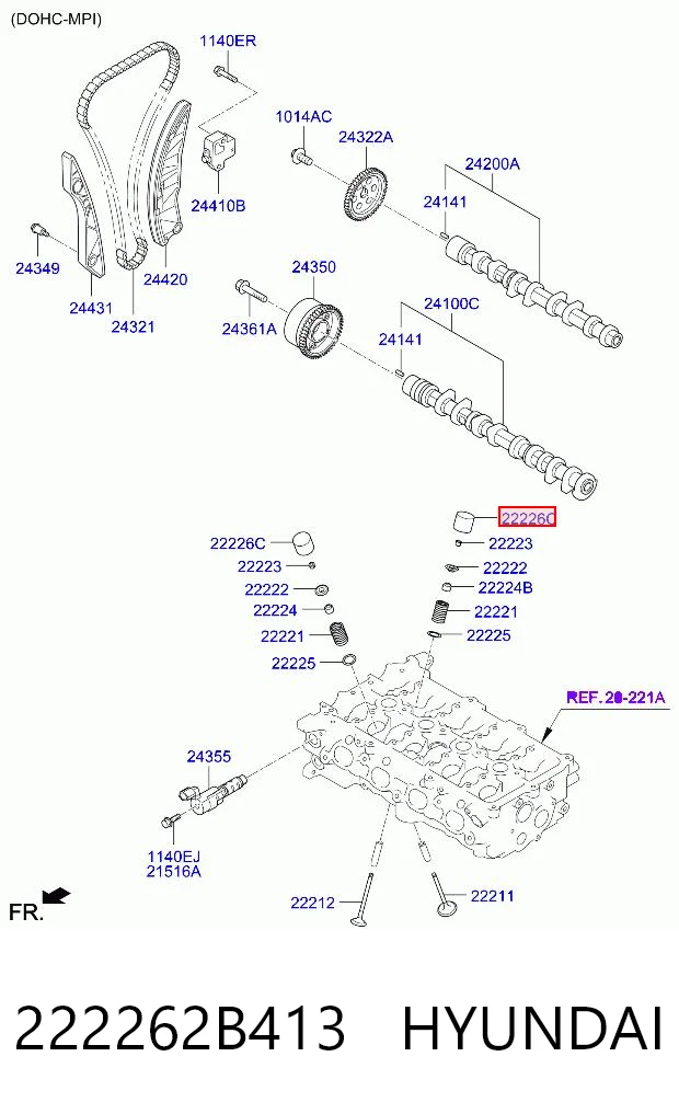 Гідрокомпенсатор на Hyundai Elantra IV HD