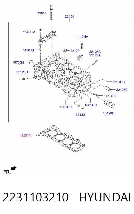 Прокладка ГБЦ KAP KM0400090MT ціна, від 32.41 USD