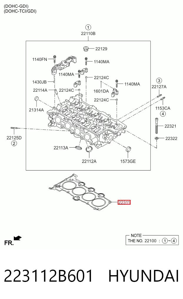  Прокладка ГБЦ KIA Sportage 4