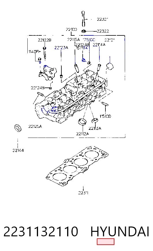 Купити MD040533 NIPPON MOTORS Прокладка ГБЦ