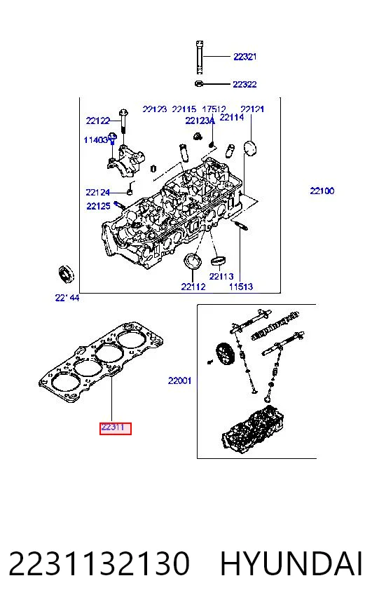Прокладка ГБЦ MD040533 NIPPON MOTORS