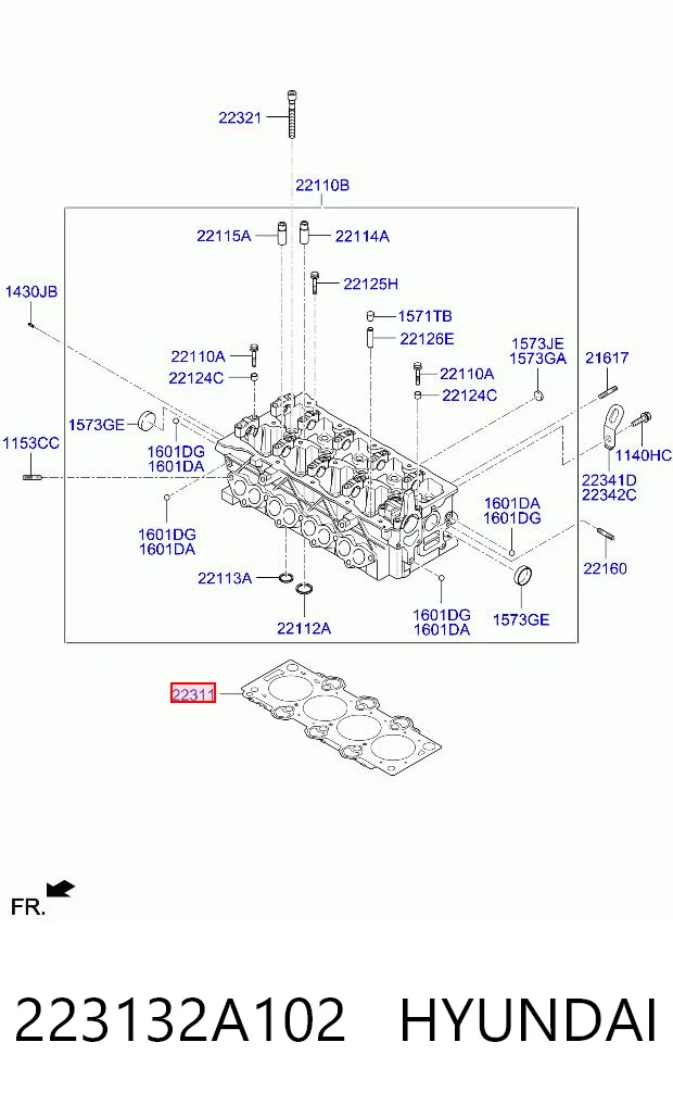 Прокладка ГБЦ KAP KM0400943MT ціна, від 16.25 USD