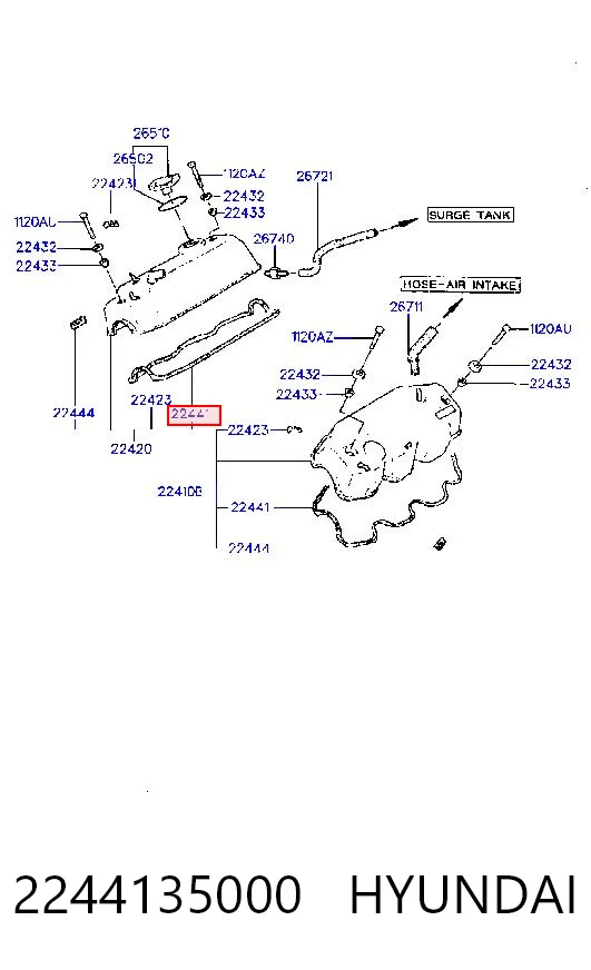 Купити NMR3137 NIPPON MOTORS Прокладка клапанної кришки двигуна, комплект