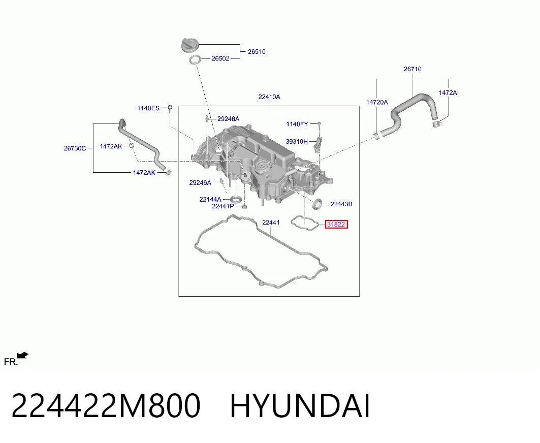224422M800 Hyundai/Kia 