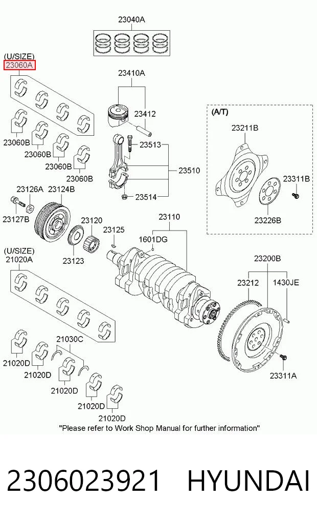 RK7210A025 TDC Вкладиші коленвала, шатунні, комплект, 1-й ремонт (+0,25)
