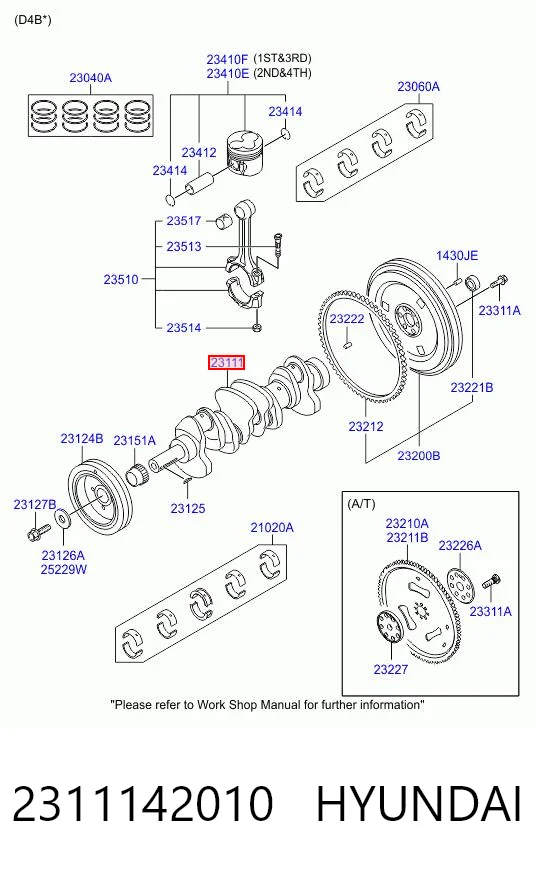 Купити 2311142012 Chrysler Колінвал