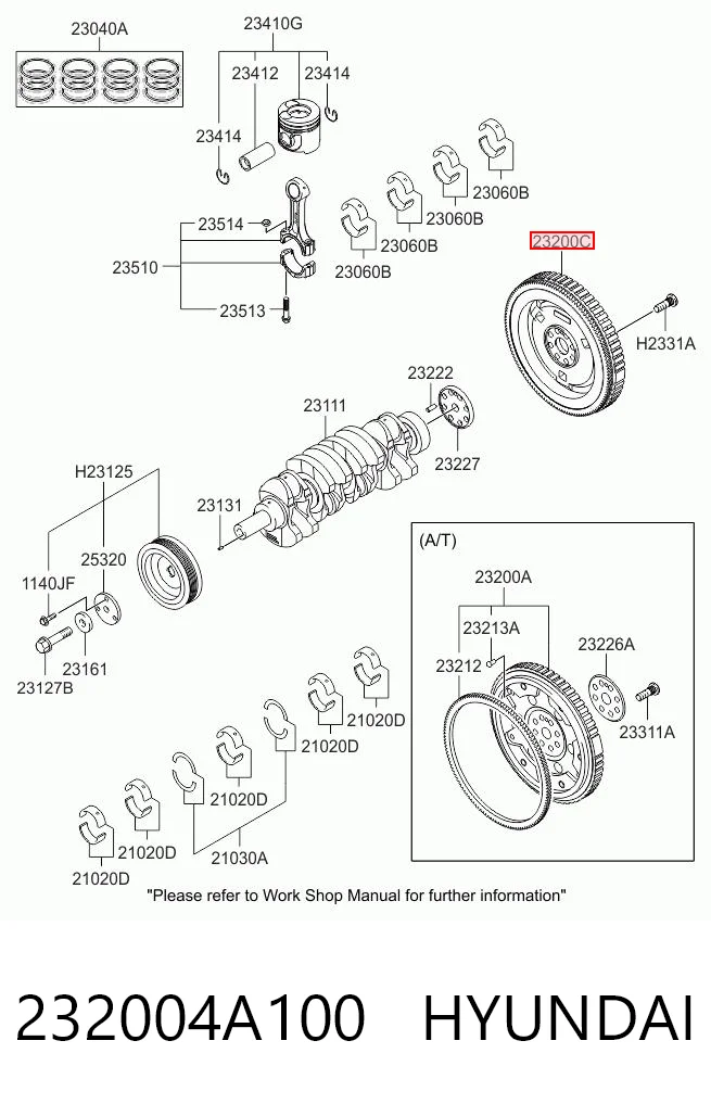 Купити Маховик KIA Sorento I JC