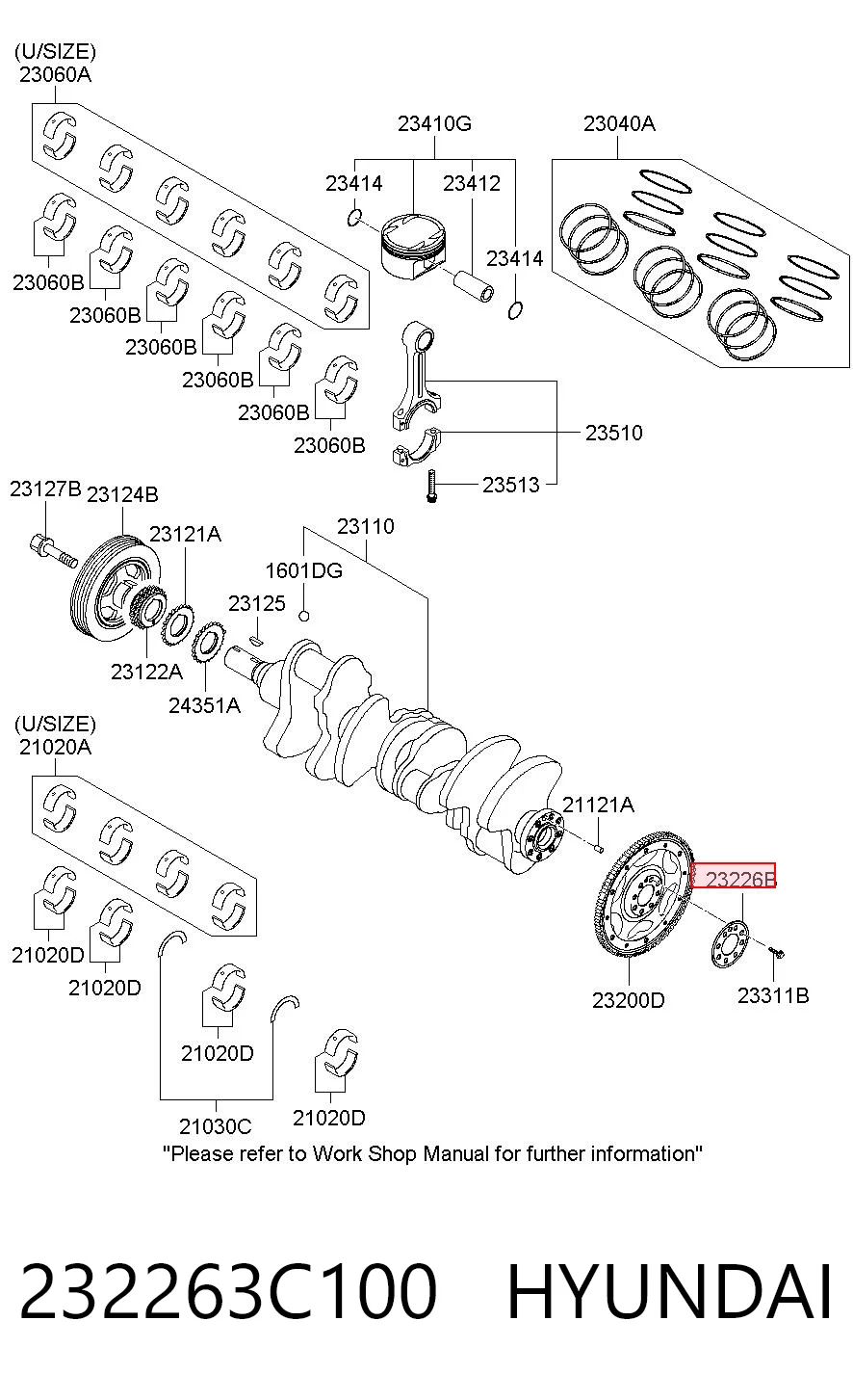 232263C100 Hyundai/Kia 
