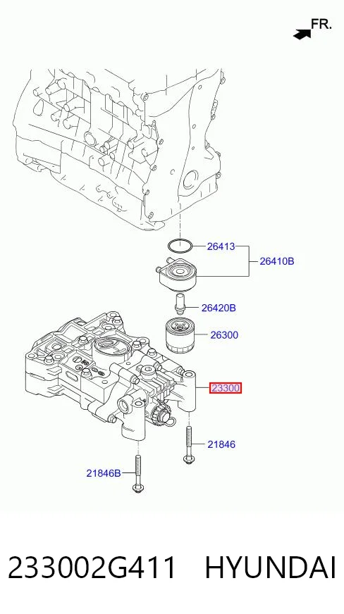 233002G411 Hyundai/Kia Балансувальний вал