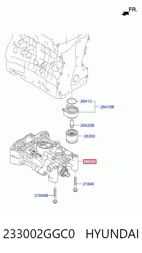 233002GGC0 Hyundai/Kia Балансувальний вал
