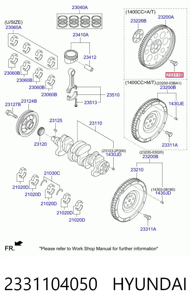 2331104050 Hyundai/Kia