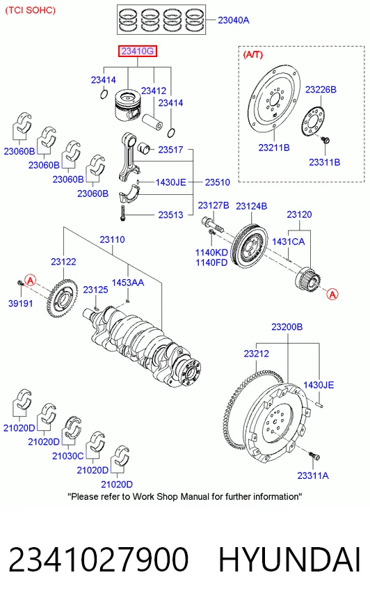 Поршень в зборі Honda 2341027901 ціна, від 71.05 USD