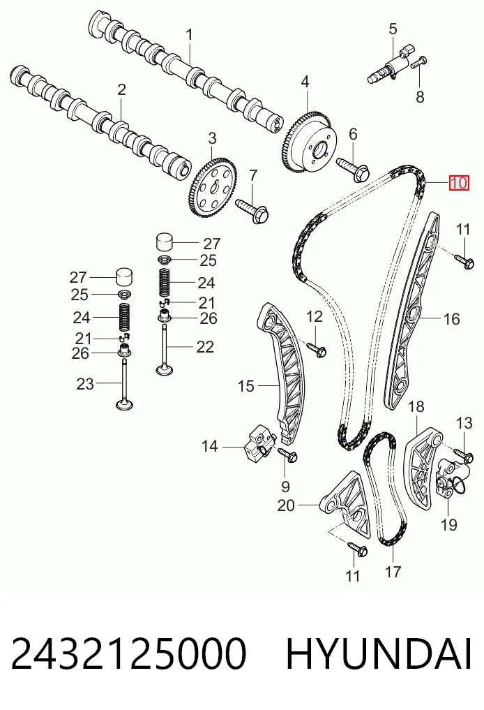 Ланцюг KAP KM0100740CHN ціна, від 41.51 USD