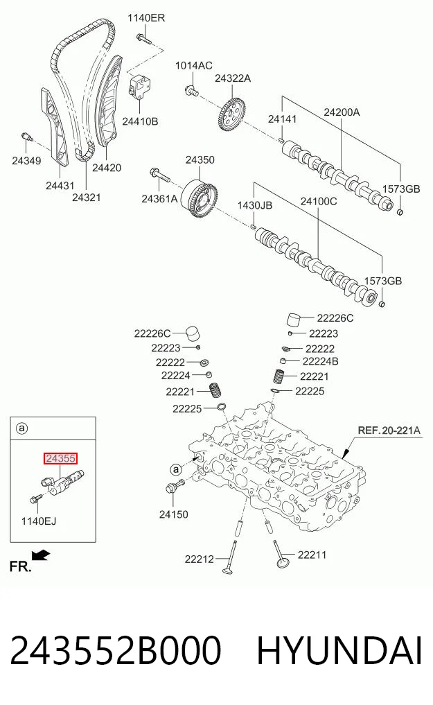 Купити OCV2700 BGA Клапан фазорегулятора
