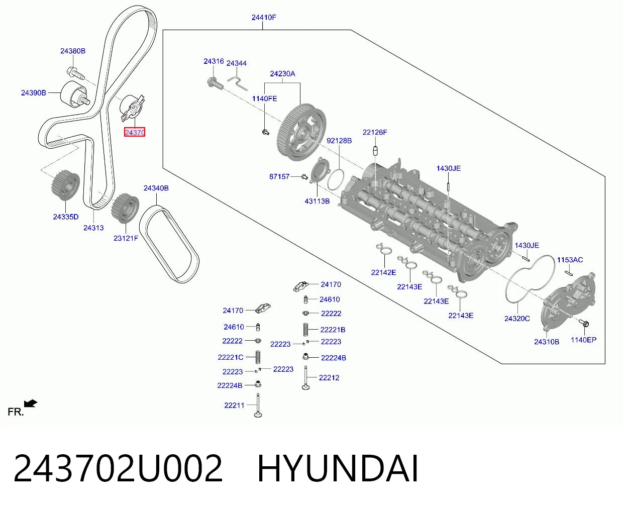 Купити Комплект ГРМ KIA Sportage IV QL