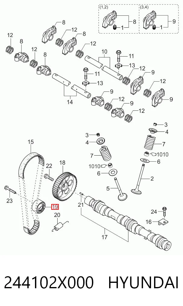 K6129 VALEO Ролик натягувач