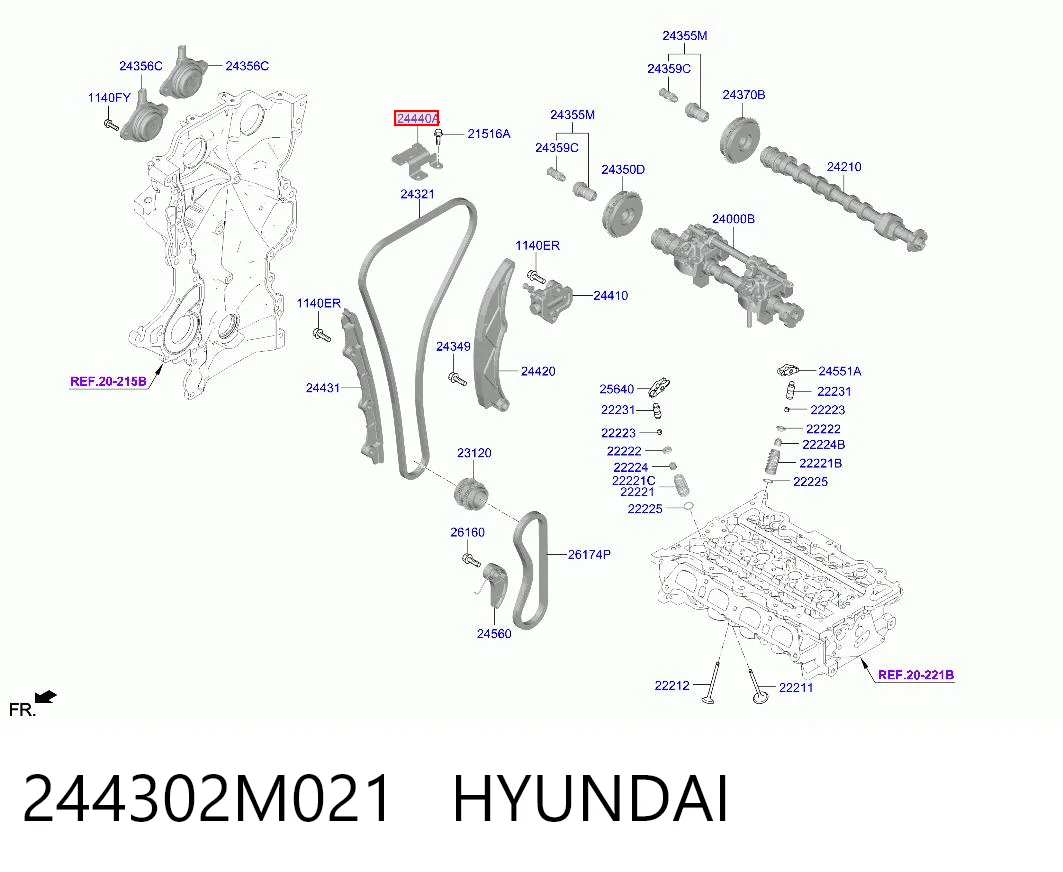 244302M021 Hyundai/Kia 