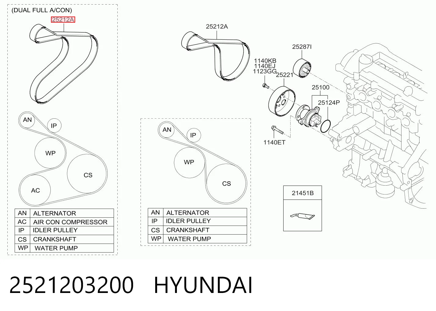 2521203200 Hyundai/Kia