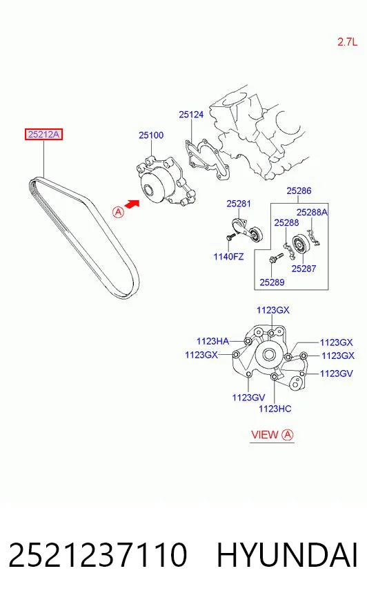 Клиновий ремінь FVP 790K6 ціна, від 16.55 USD