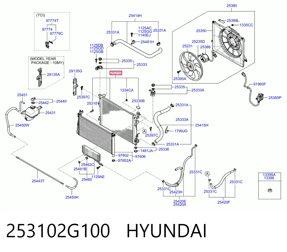 253102G100 Hyundai/Kia