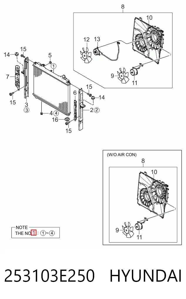 40A185AV AVA Радіатор охолодження двигуна