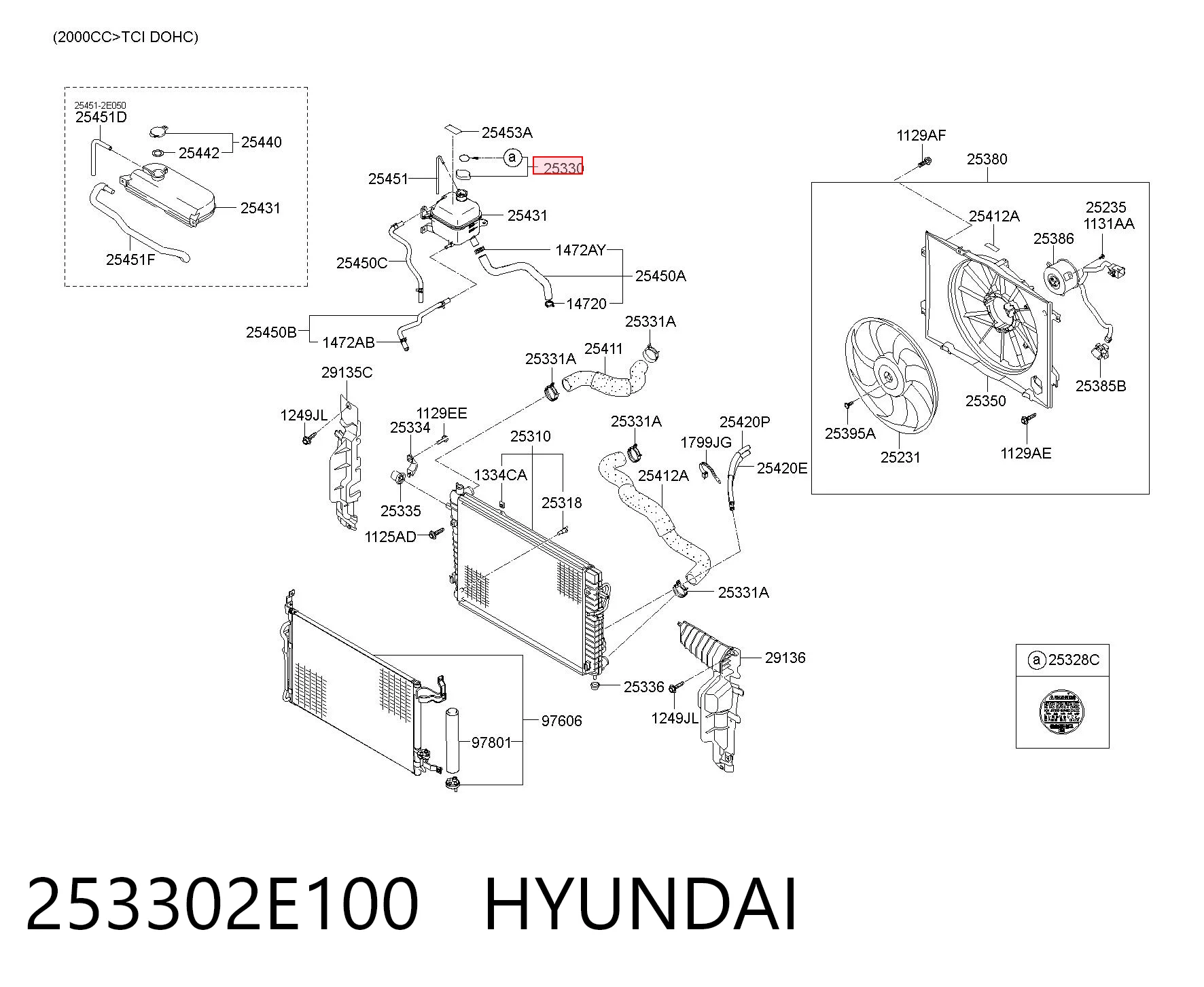  Кришка радіатора Hyundai I20 1