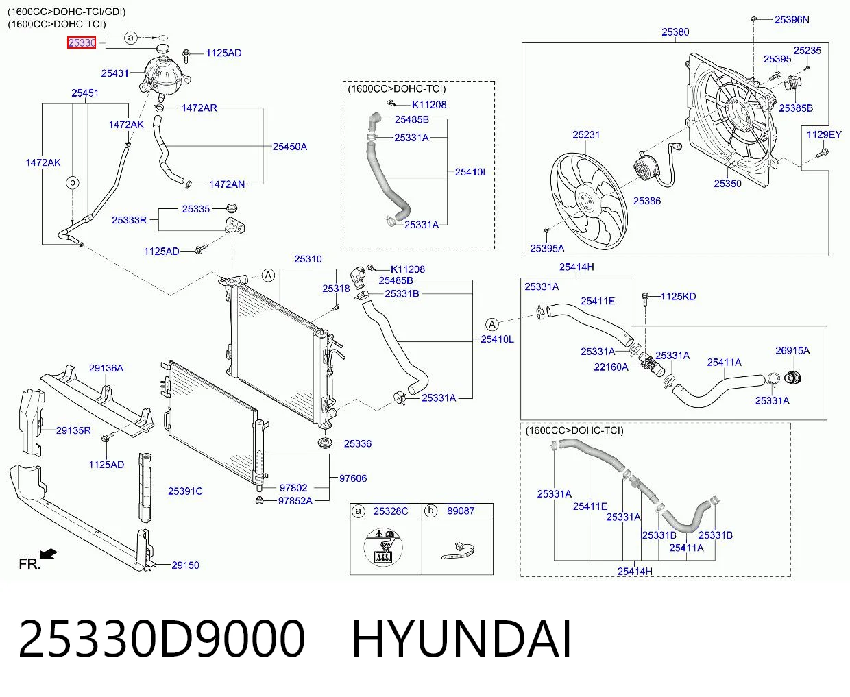 25330D9000 Hyundai/Kia 