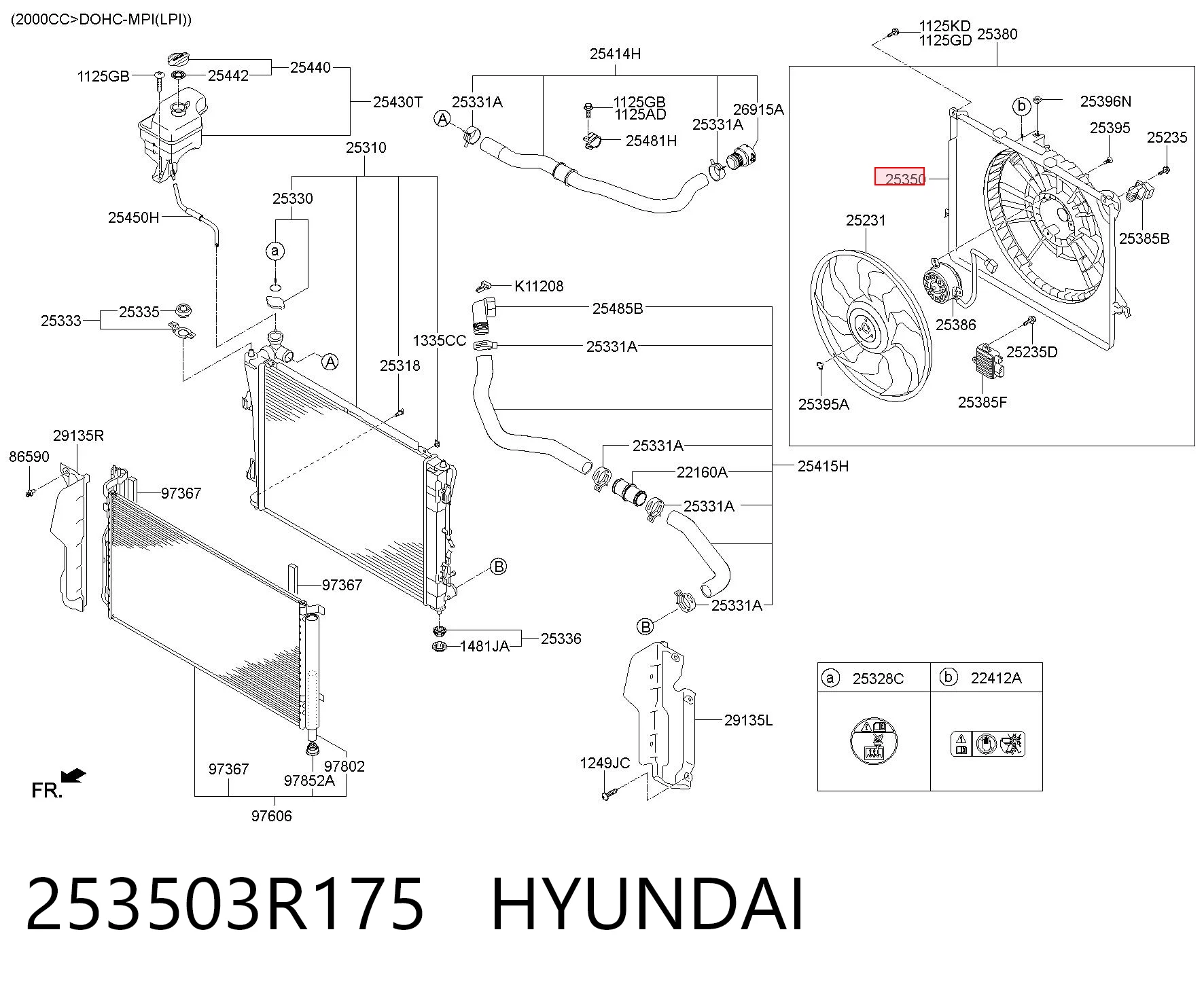 Облицювання рамки радіатора на Hyundai Sonata VI YF