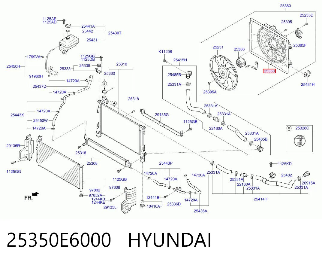 25350E6000 Hyundai/Kia