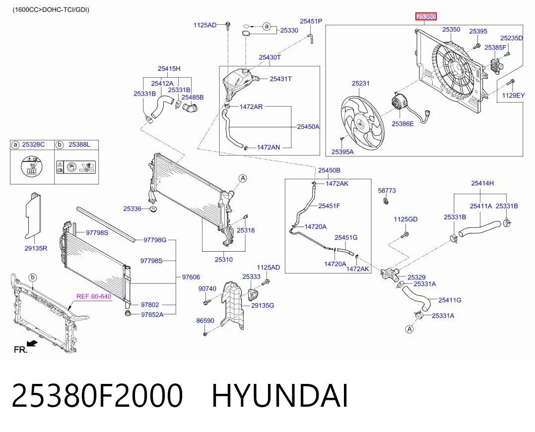 Купити HNE901100 Rhino Дифузор радіатора охолодження, в зборі з двигуном і крильчаткою