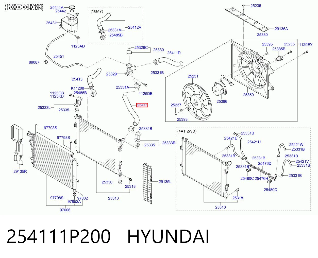 254111P200 Hyundai/Kia