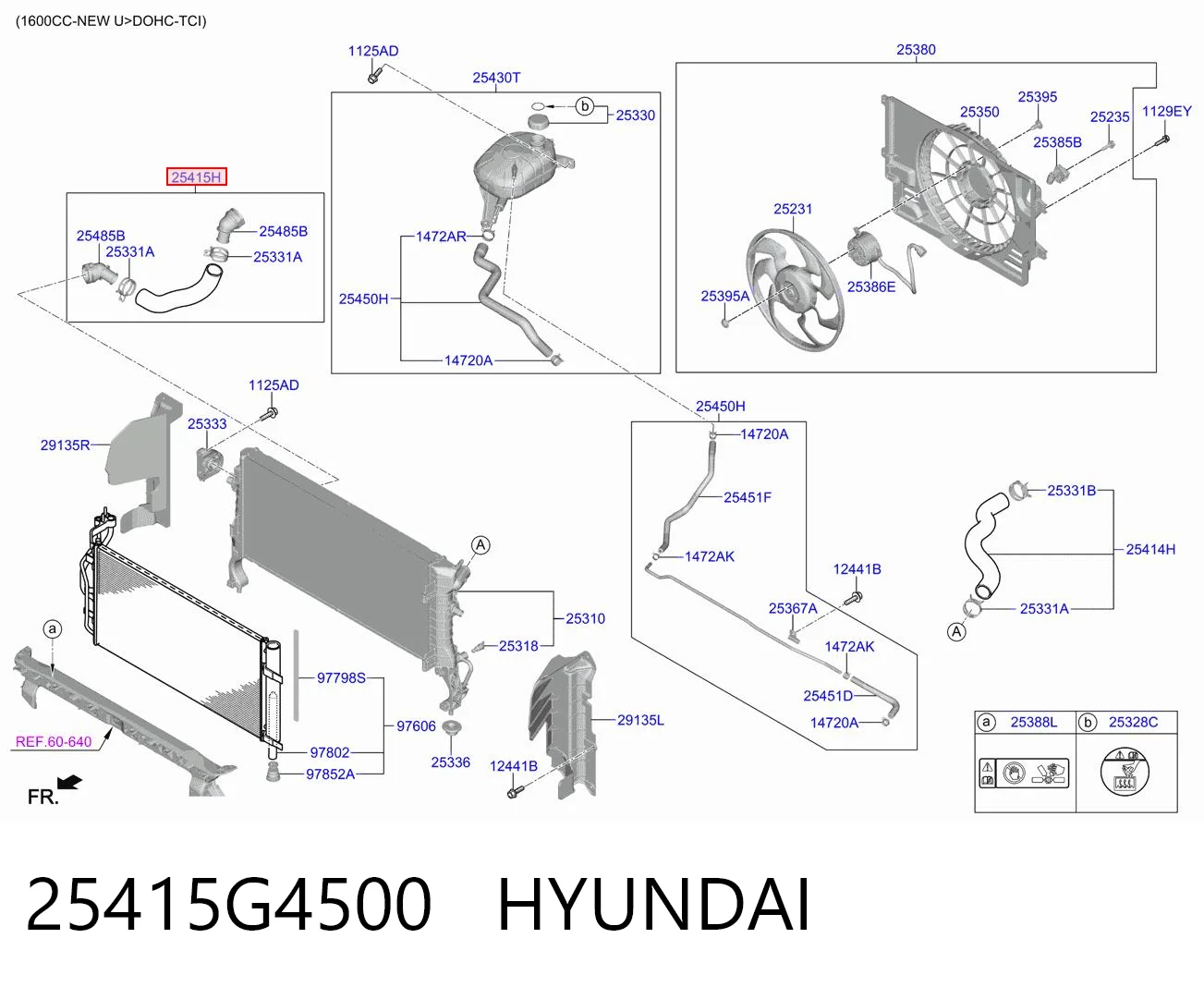 25415G4500 Hyundai/Kia