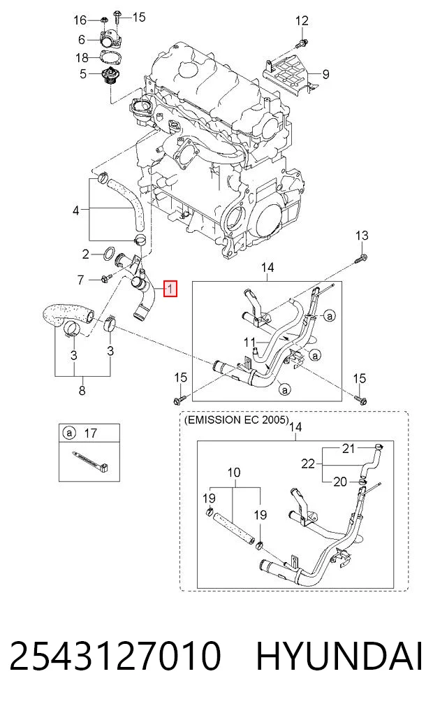 2543127010 Hyundai/Kia 