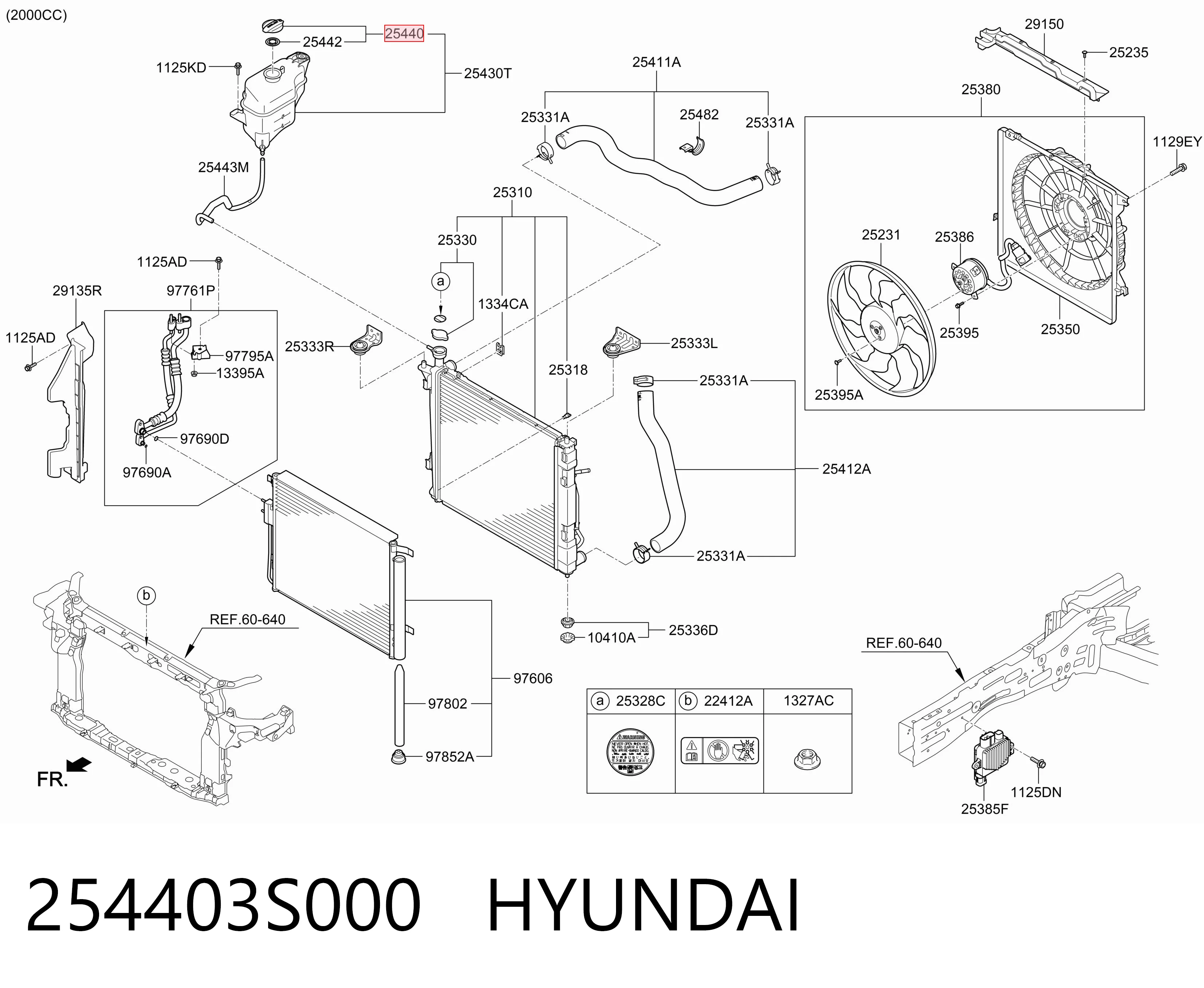 Пробка розширювального бачка на Hyundai Santa Fe III DM
