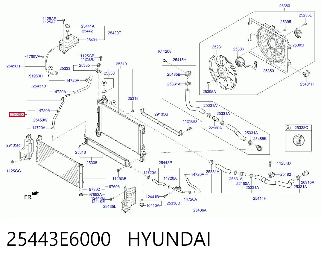 25443E6000 Hyundai/Kia 
