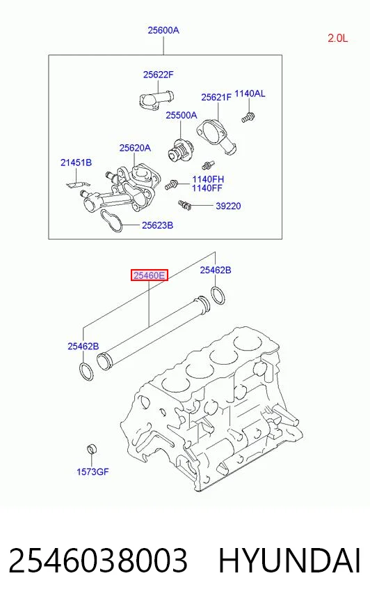 2546038003 Hyundai/Kia 