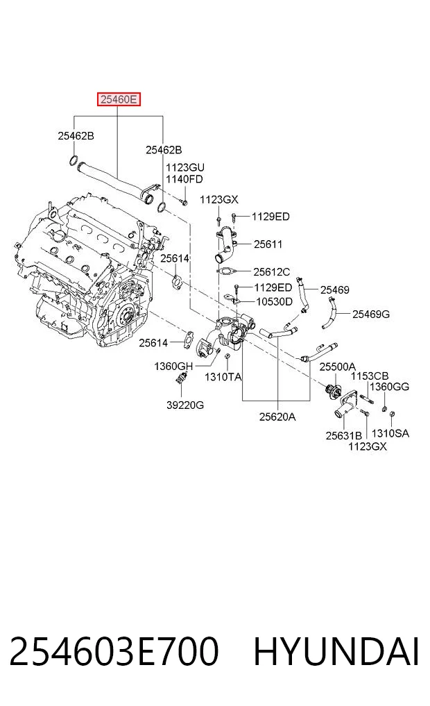 254603E700 Hyundai/Kia 