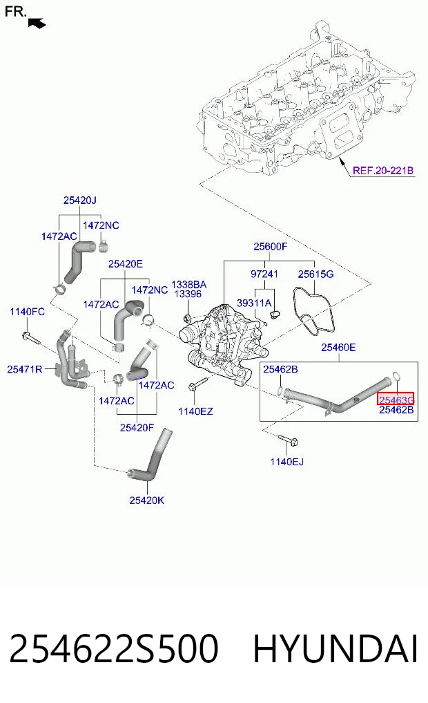 254622S500 Hyundai/Kia 