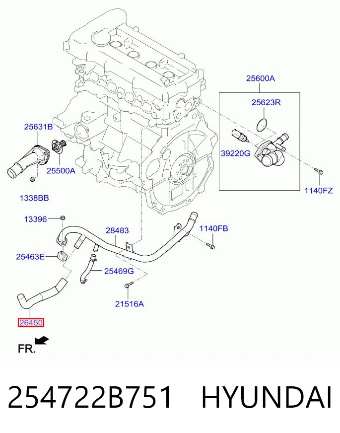 254722B751 Hyundai/Kia 