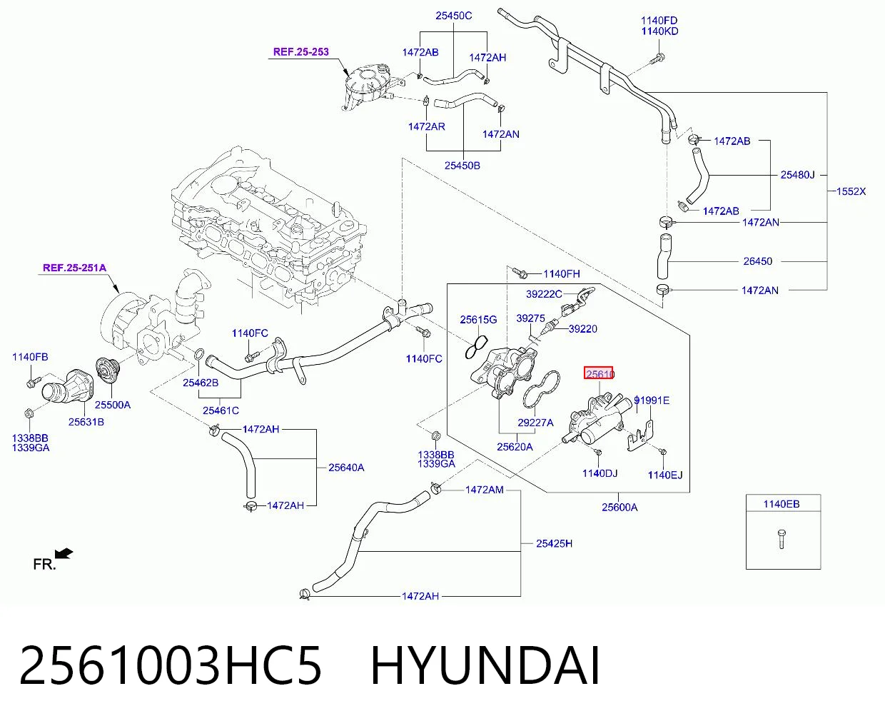2561003HC5 Hyundai/Kia 
