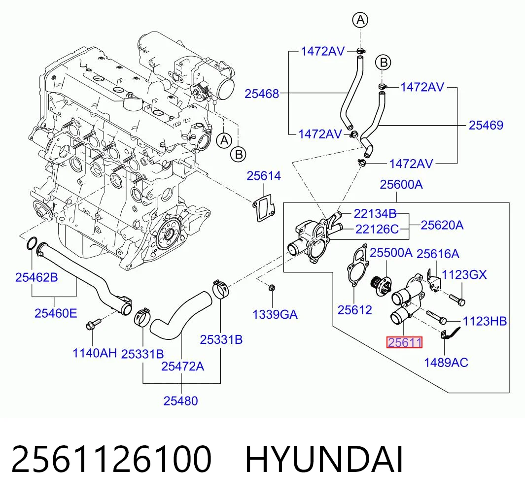 Кришка корпусу термостата AND 3A121002
