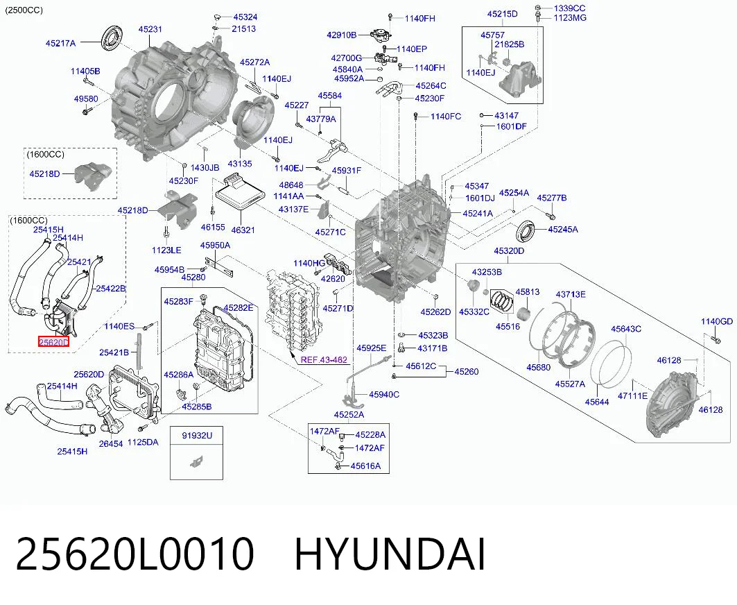 25620L0010 Hyundai/Kia 